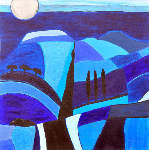 Ronald  Boonacker + Blue landscape